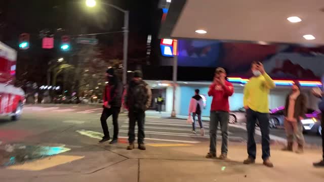 ANTIFA assaults bystanders