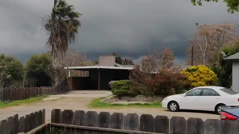 Rainy day and a view on my car