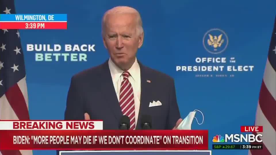 Joe Biden Promotes the Plandemic