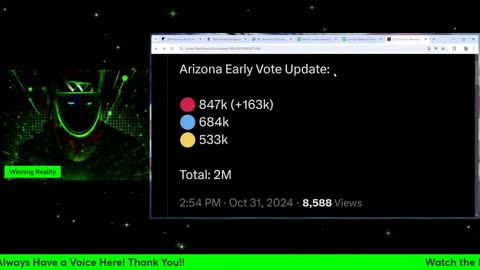 Halloween night elections stream-Latest Polling, Rig Watch, J6 Coverup--Baris Dice Pool Steve Baker