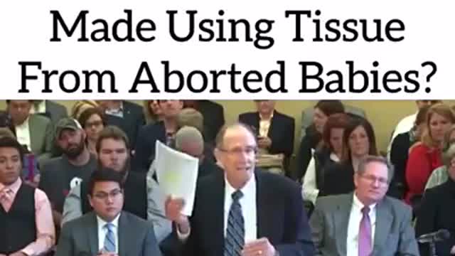 Vaccines made with aborted baby tissue