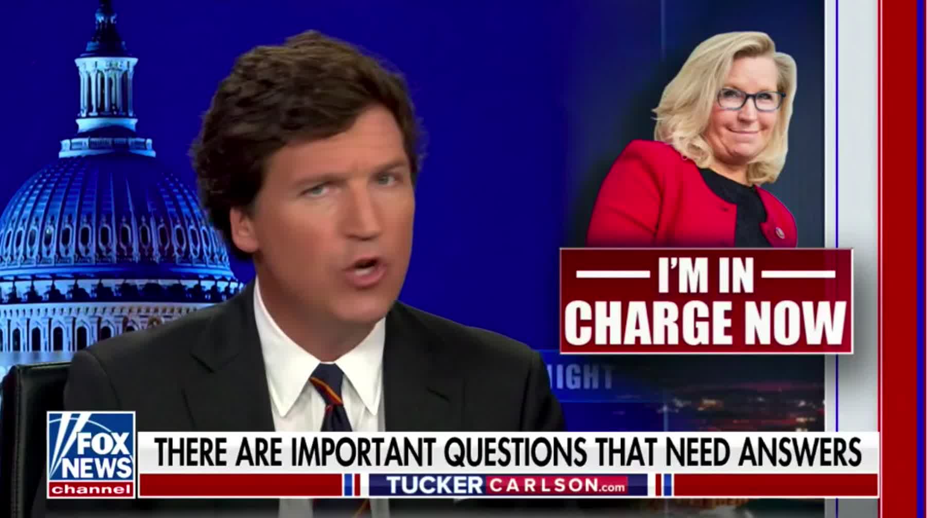 Tucker Carlson slams Liz Cheney and explains how the Jan 6 committee "has become the American version of a Soviet show trial."