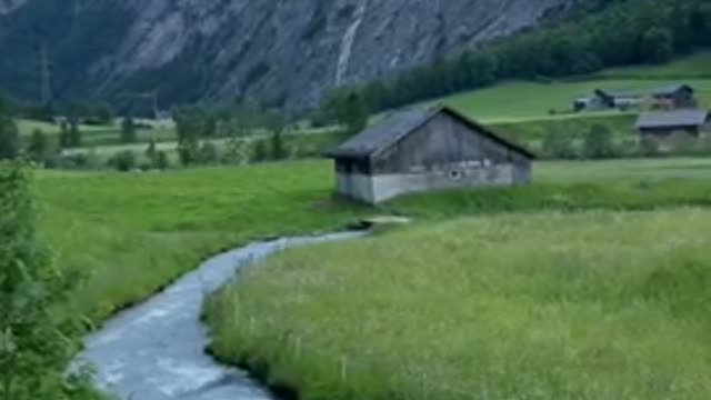 The beauty of Swiss countryside 🇨🇭 with amazing sound of nature🔊🔊