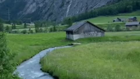 The beauty of Swiss countryside 🇨🇭 with amazing sound of nature🔊🔊