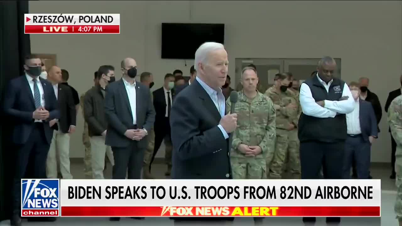 CRINGEY Biden Tries To Joke With Troops