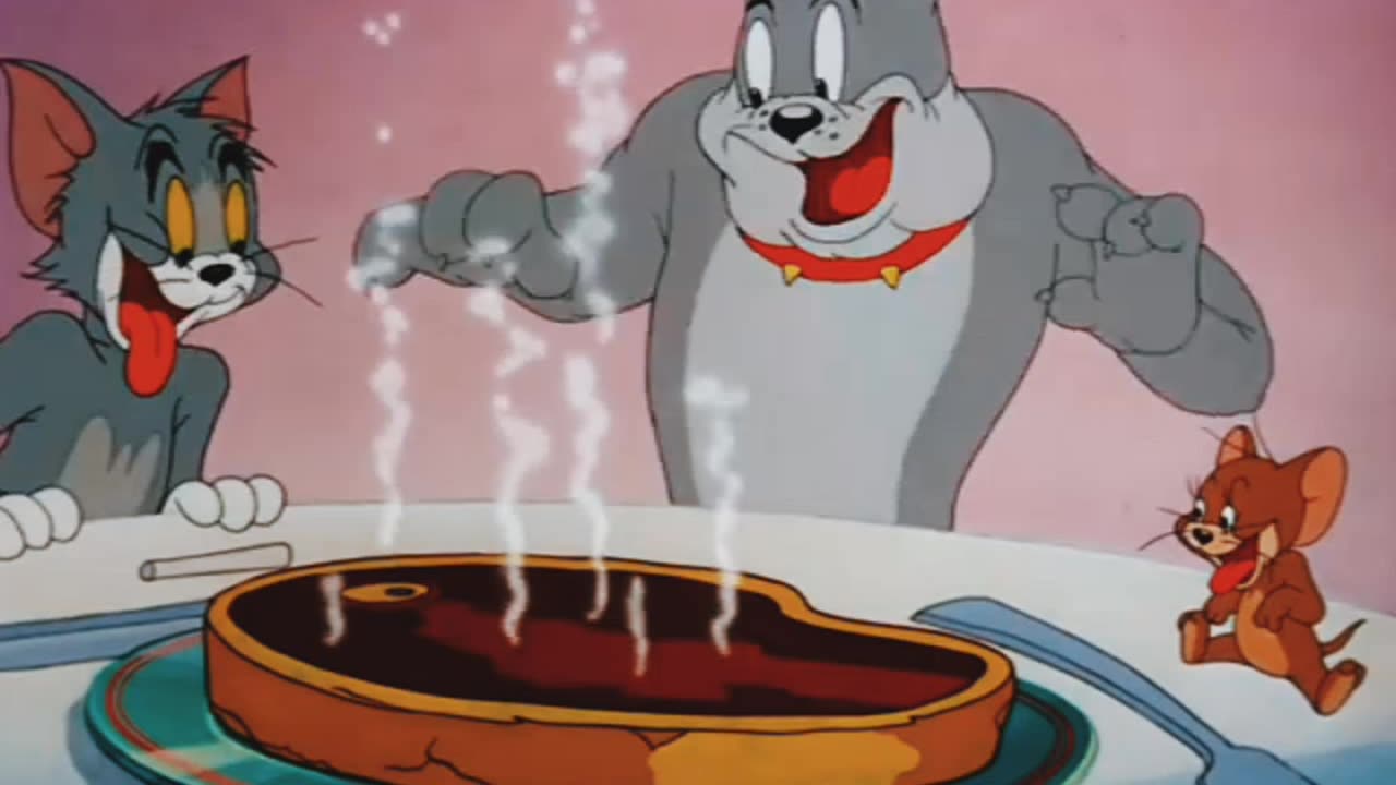Tom and Jerry friendship with dog