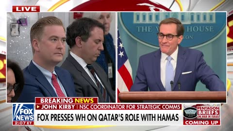 Peter Doocy grills John Kirby over the Biden admin’s friendly overtures to Qatar