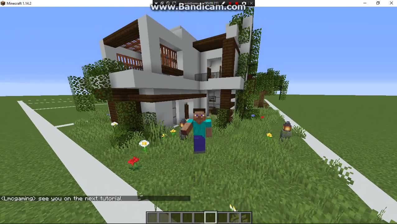 How to build a modern house in minecraft