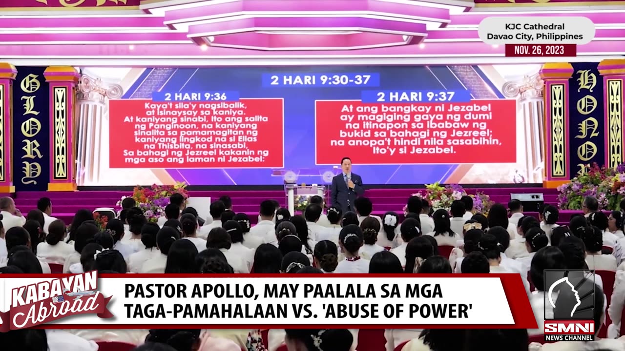 Pastor Apollo, may paalala sa mga taga-pamahalaan vs. ‘abuse of power’