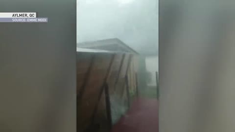 Unbelievable video of intense storms in Ontario & Quebec on Victoria Day weekend