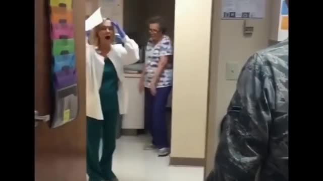 ❤️ Military husband surprises doctor wife ❤️