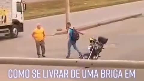 How to get out of a fight
