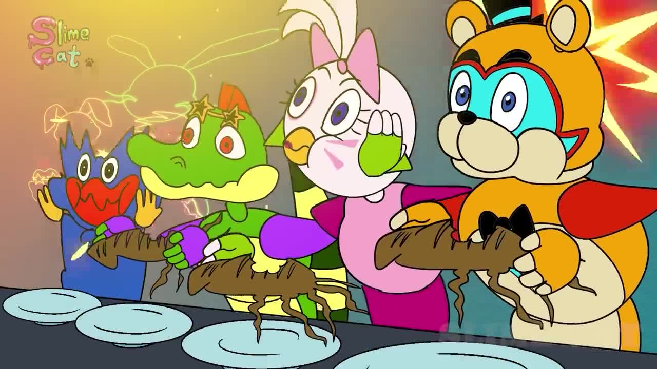 Animation Best Poppy Playtime Chapter 2 FNF Animation - Bunzo Bunny Sad Story - SLIME CATp14