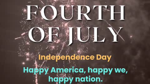 Happy Independence day# Happy 4th of July.