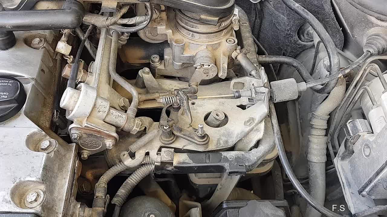 How to repair high idle speed issue Mersedes w210