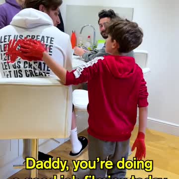 8 year old pranks his father 🤣🤣🤣