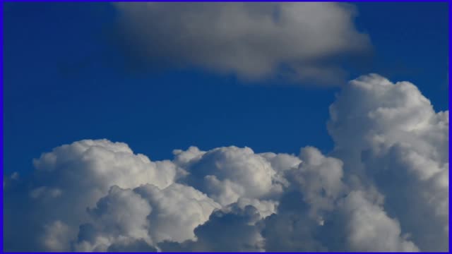 Blue Sky clouds time lapse