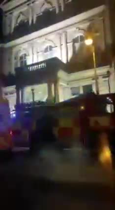 Freemason Lodge in Dublin is on FIRE