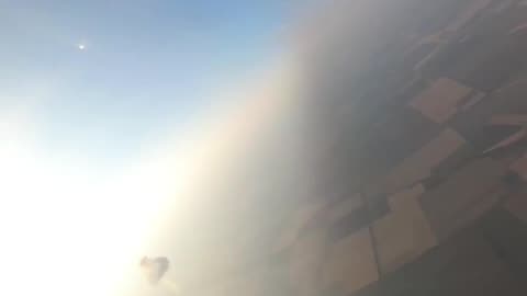 Launch of an R-73 air-to-air missile by a Ukrainian Air Force MiG-29 fighter against a Russian drone