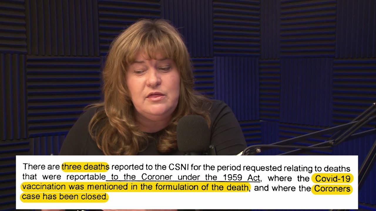 3 Deaths confirmed from the covid-19 vaccine by the Northern Ireland Coroner