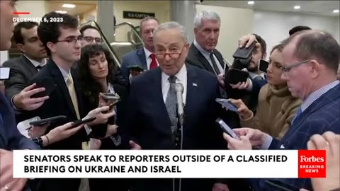 Schumer- Classified Ukraine Meeting Was 'Immediately Hijacked By Leader McConnell'