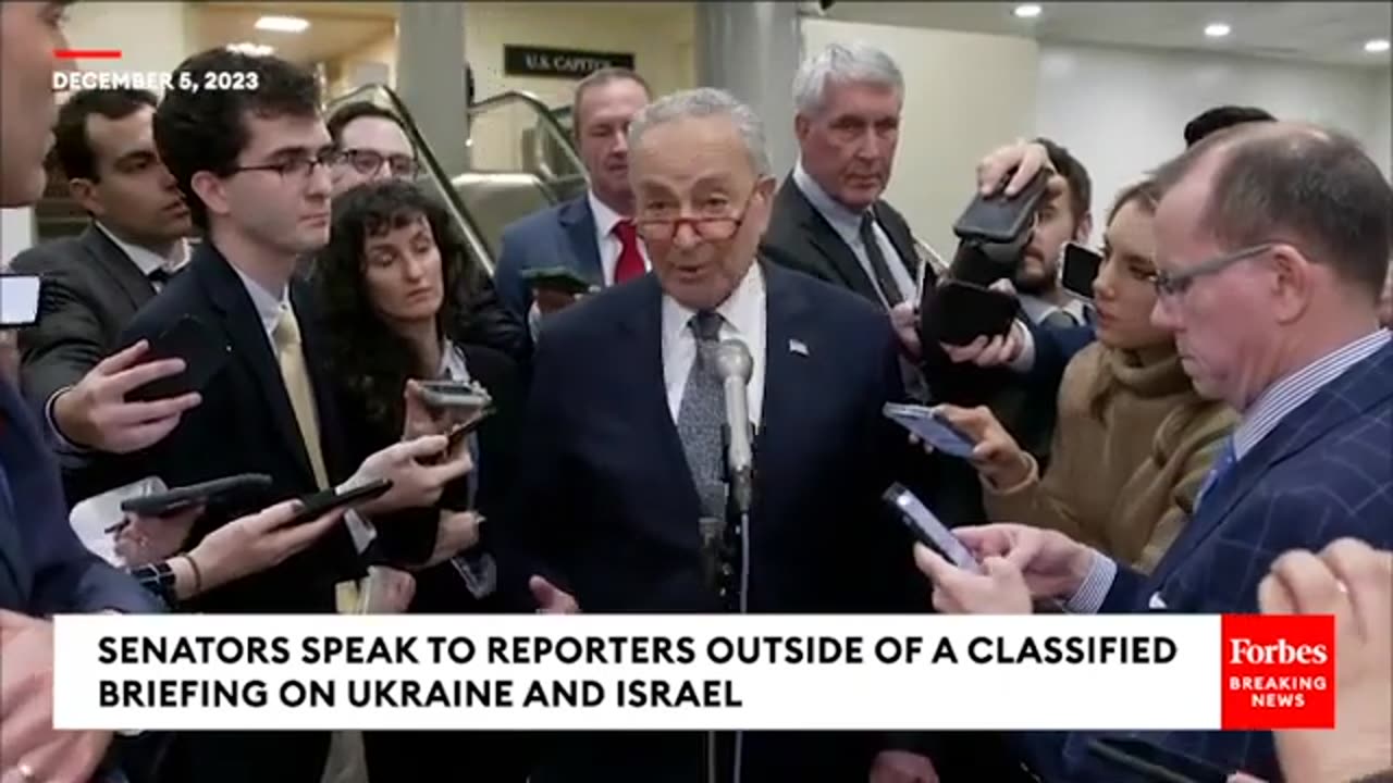 Schumer- Classified Ukraine Meeting Was 'Immediately Hijacked By Leader McConnell'