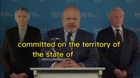🇮🇱🇵🇸🇺🇳‼️🚨 FULL ADRESS: ICC lists the crimes of and files arrest warrant applications
