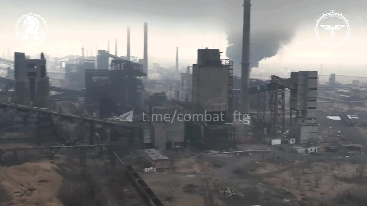 Fpv strike 💥 on a russian anti tank crew in the Avdiivka coke plant by the “strike