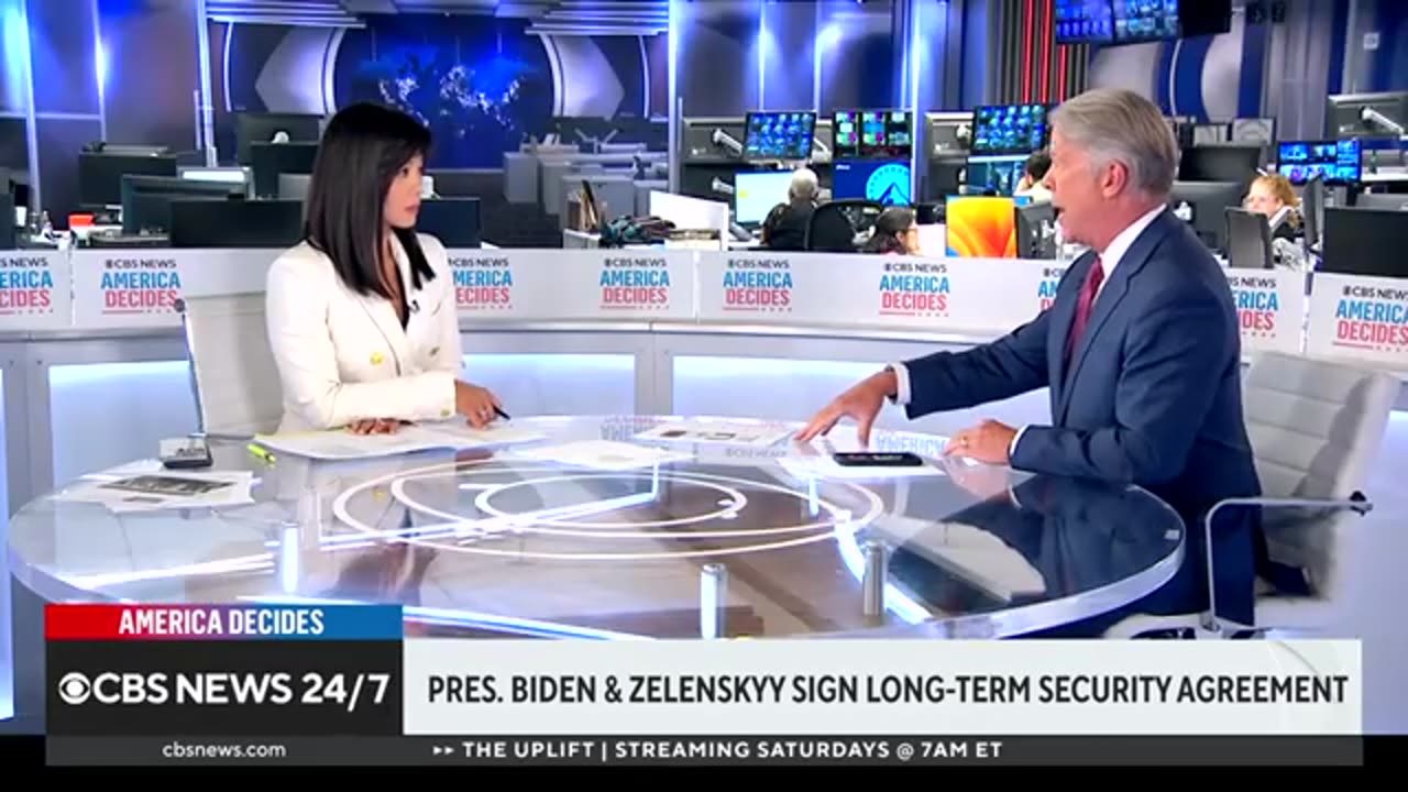 Biden and Zelenskyy sign 10-year security deal CBS News