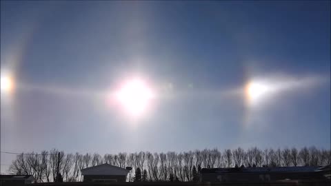 Cold Morning Sundogs Jan 11th