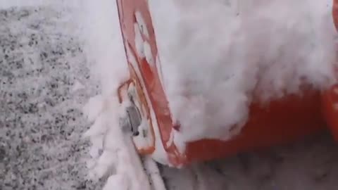 Custom "wheel" snowblower skids