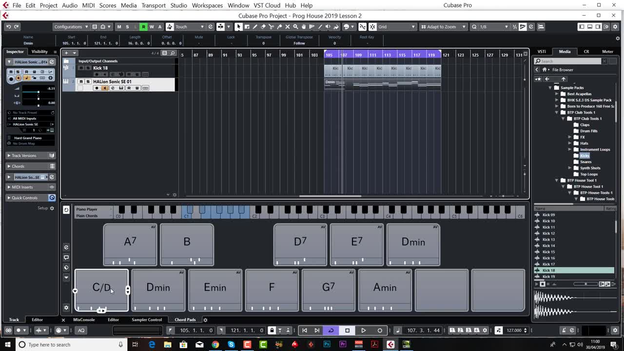 Cubase Tutorial - Progressive House - Lesson 2 _ Interesting Chords