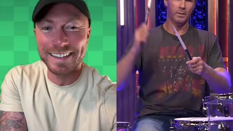 Drummer Reacts To - Will Ferrell and Chad Smith Go Head To Head In A Drum Off Battle FIRST TIME