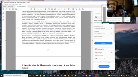 Lettura del libro del 2012 la massoneria smascherata di Giacinto Butindaro parte 11