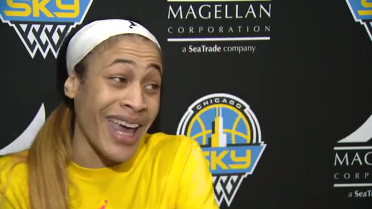 Chicago Sky star Chennedy Carter excited to return after first practice back