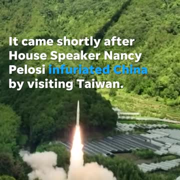 China fires missiles off Taiwan coast in military drill after Pelosi visit