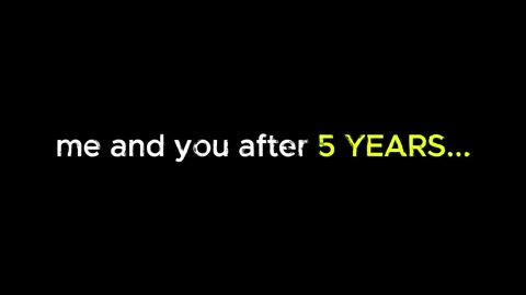 5 Years from Now: Where Will We Be? | motivation