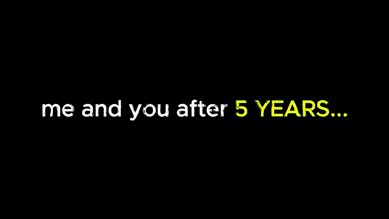 5 Years from Now: Where Will We Be? | motivation