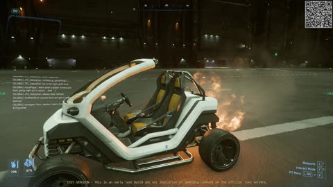 Star Citizen burning PTV