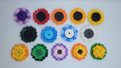 Lego Sunflower Recolors and Modifications Part 2: The Baby Sunflowers!