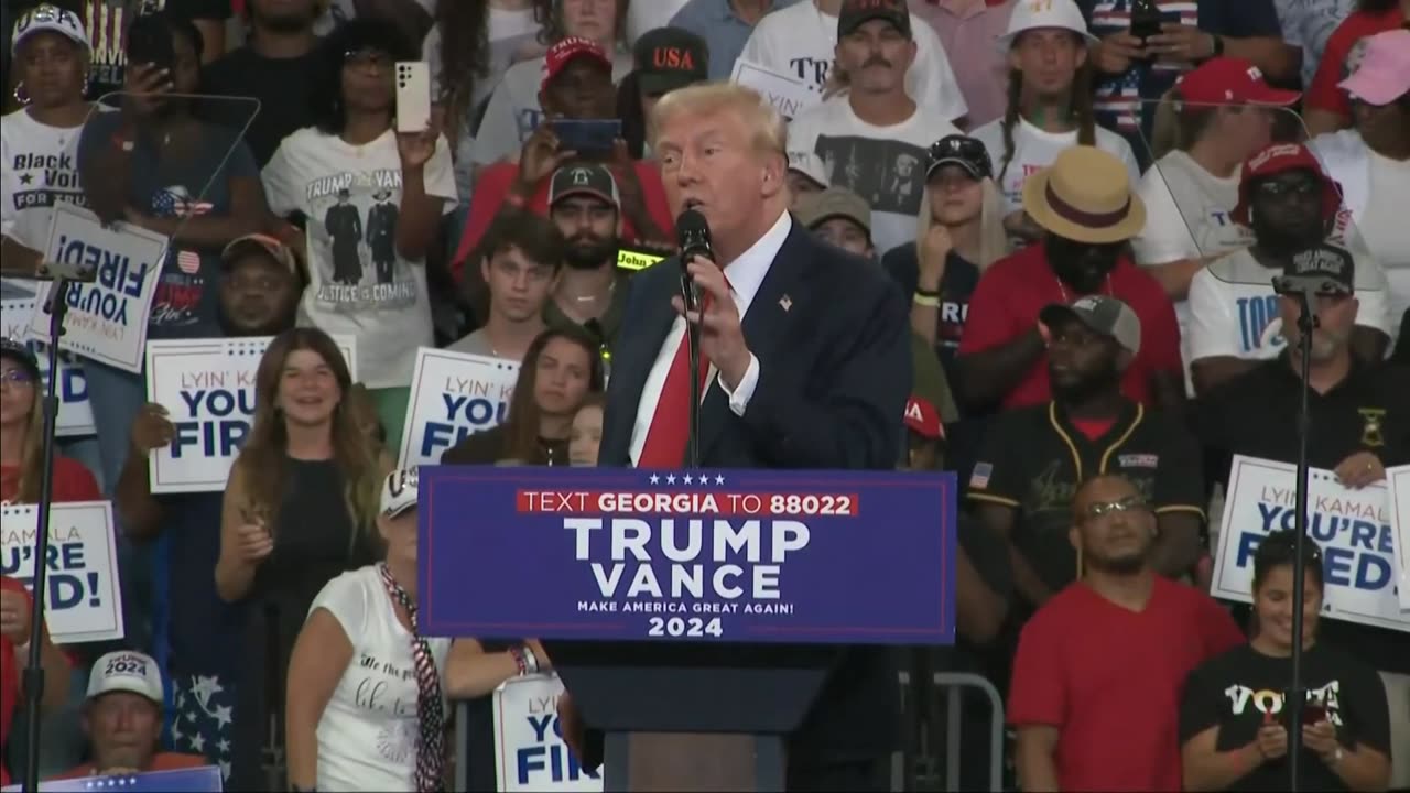 Trump Accuses Georgia University of Sabotage During Vice President Harris' Visit