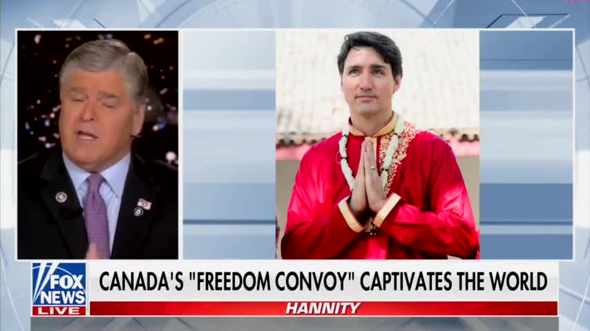 Hannity Slams Trudeau (Language Alert)