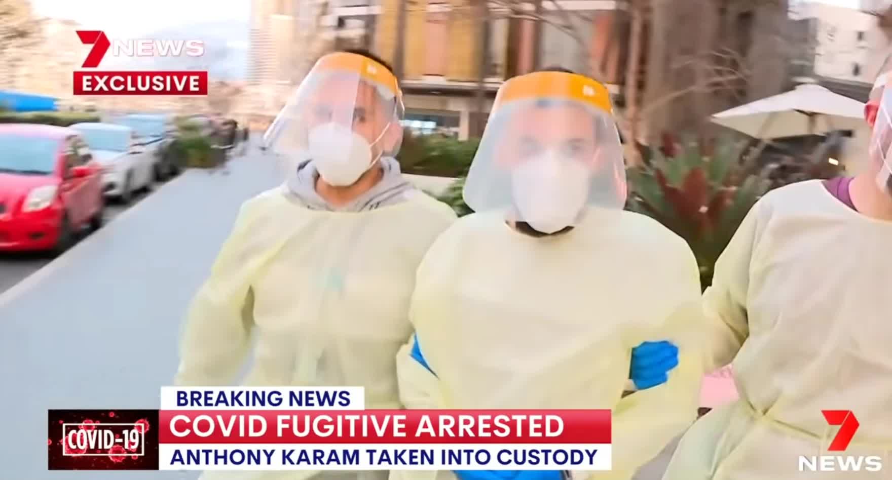 Australian police arrest “COVID fugitive.”