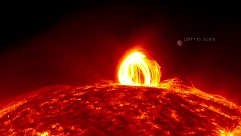 NASA | Fiery Looping Rain on the Sun