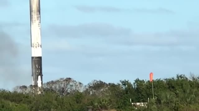 SpaceX Falcon Heavy Landing close up Minutes after landing #video