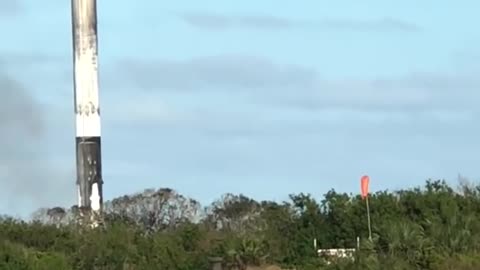 SpaceX Falcon Heavy Landing close up Minutes after landing #video