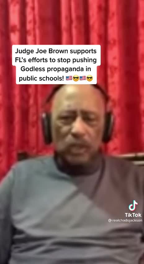 Judge Joe Brown calls Representative a "Dancing Monkey" for SUPPORTING CRT & SEX in SCHOOL