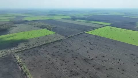 Battlefield in Kharkiv region