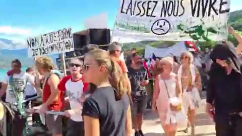 Manifestation Annecy le 28 08 2021