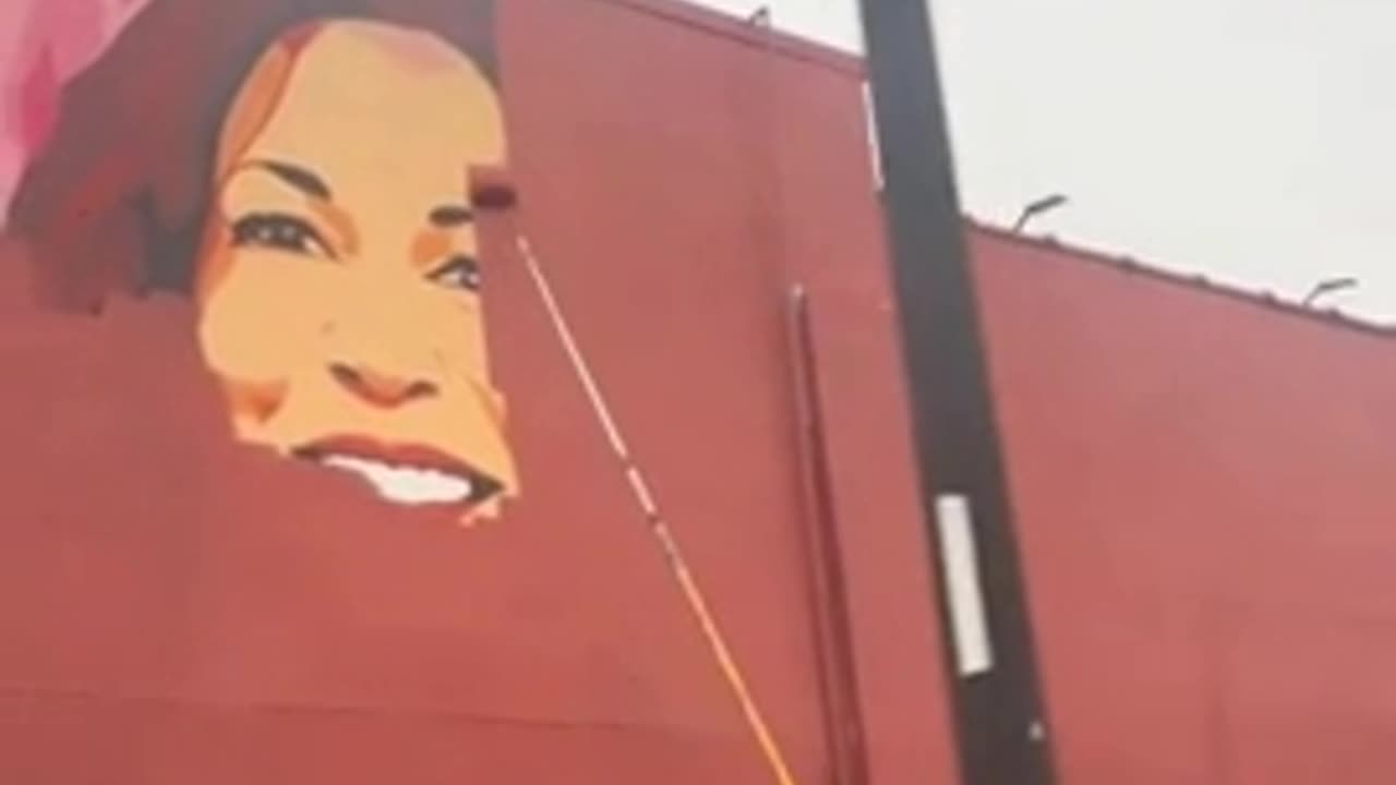 VP Harris Mural Gets Erased